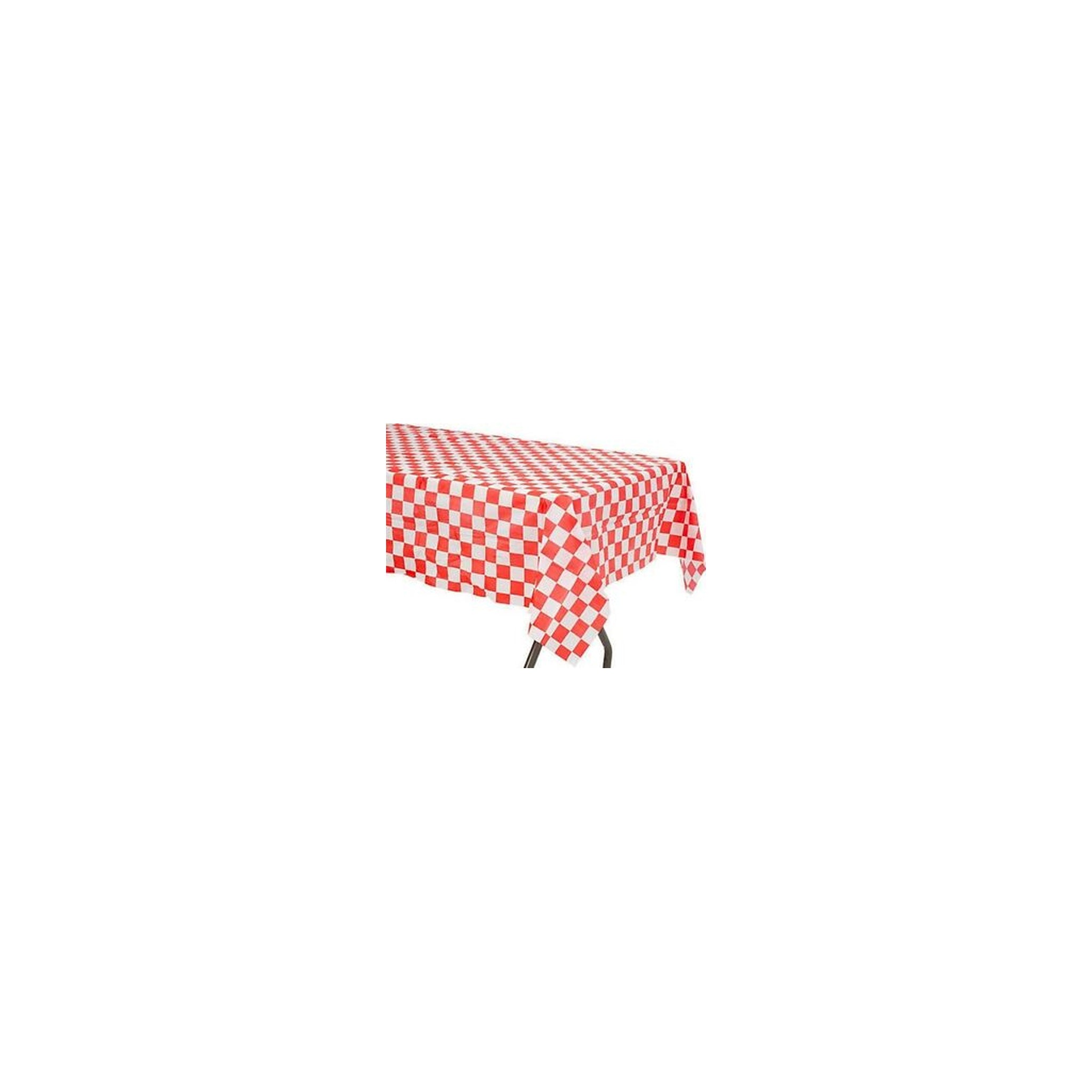 (c) Table Cover Checker Red/White